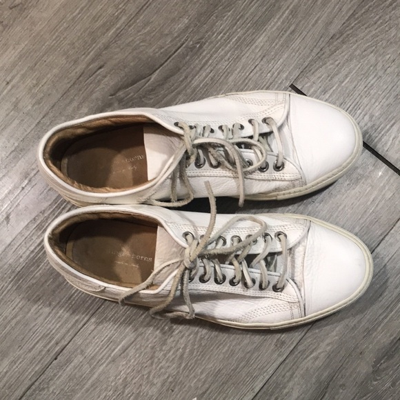 Wings + Horns All White Low-Top Leather Sneaker Leather Laces EU 39 - Picture 5 of 10